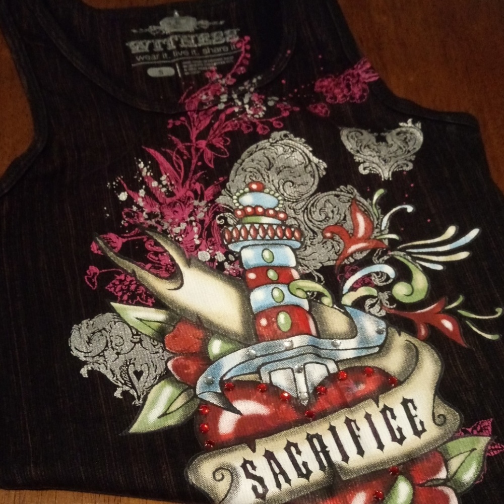 SALE 2 /25 Witness Graphics Tank Top Size S